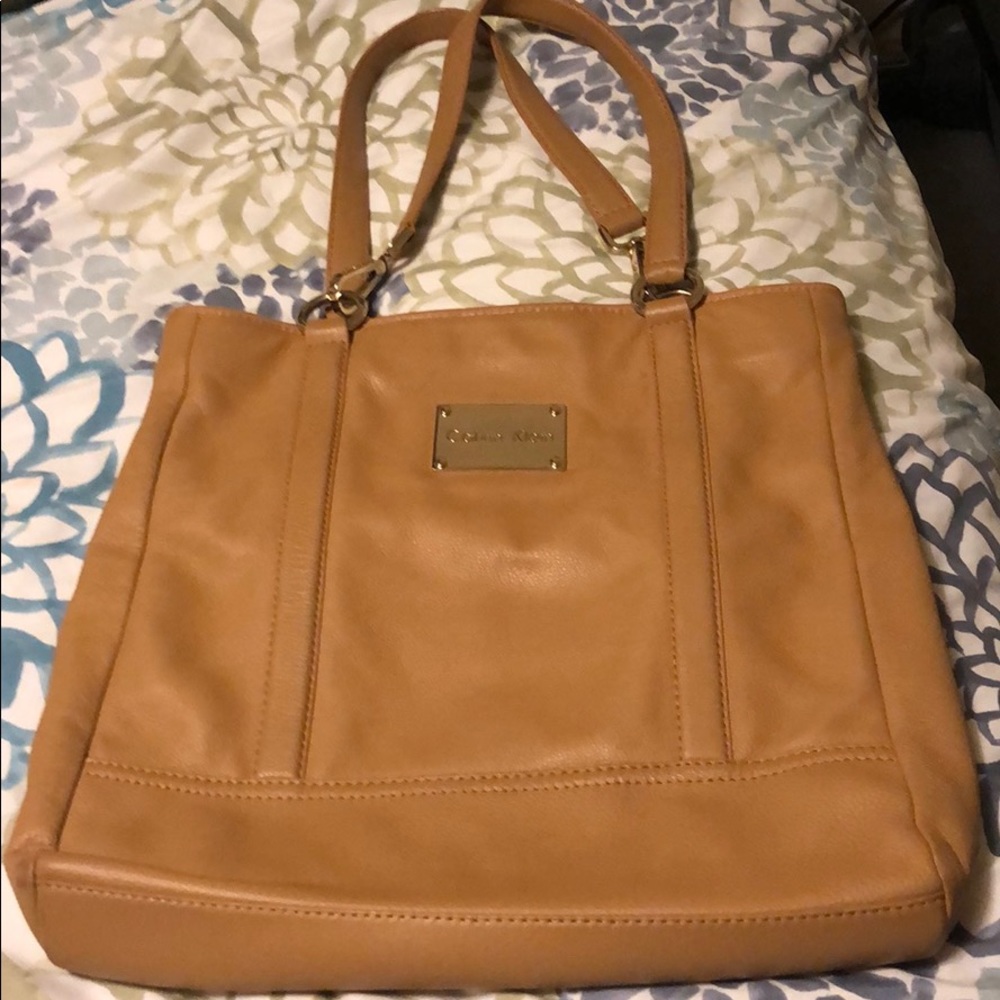Tan Calvin Klein large bag